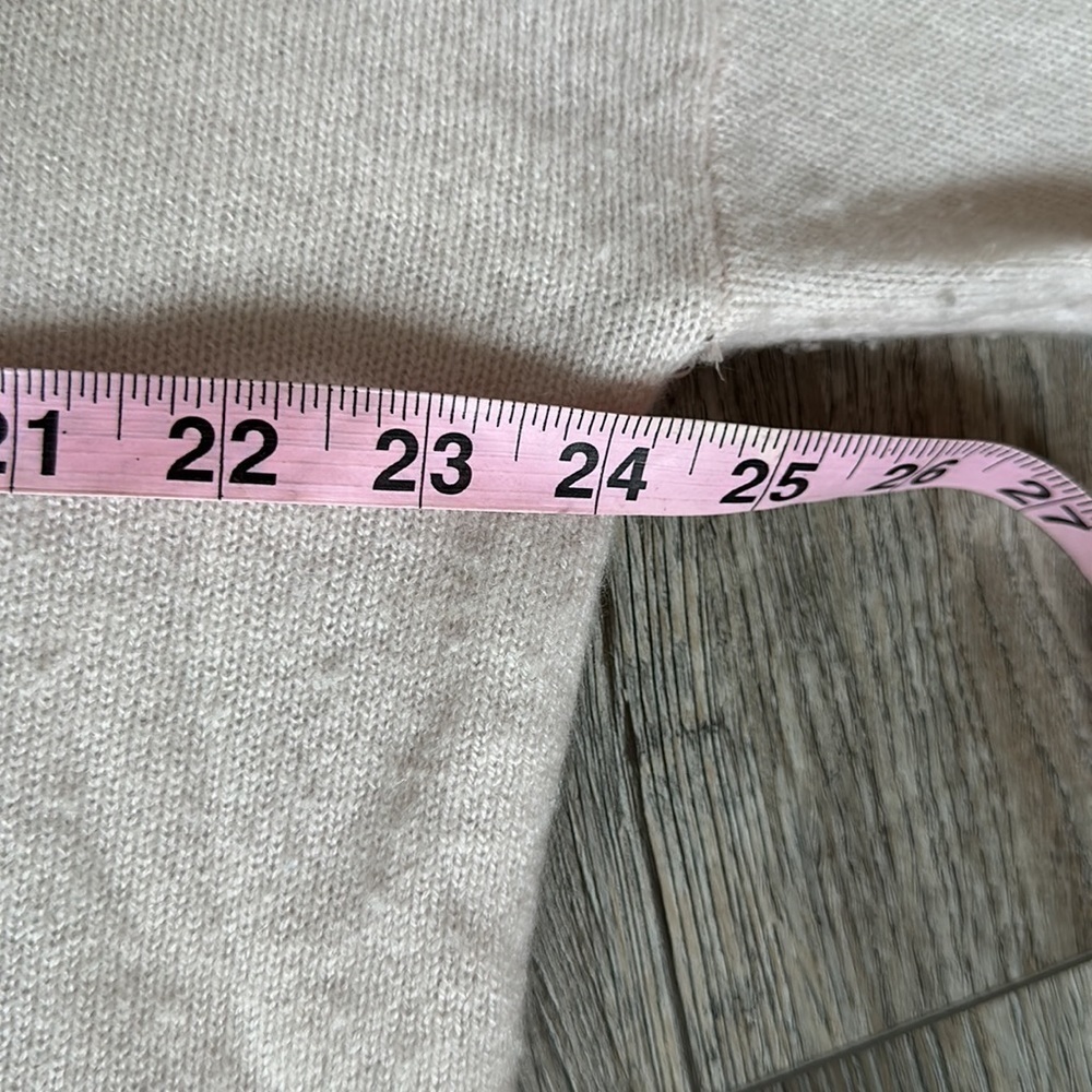 ATM sweater soft peach size large 100% cashmere soft girl - Picture 9 of 13